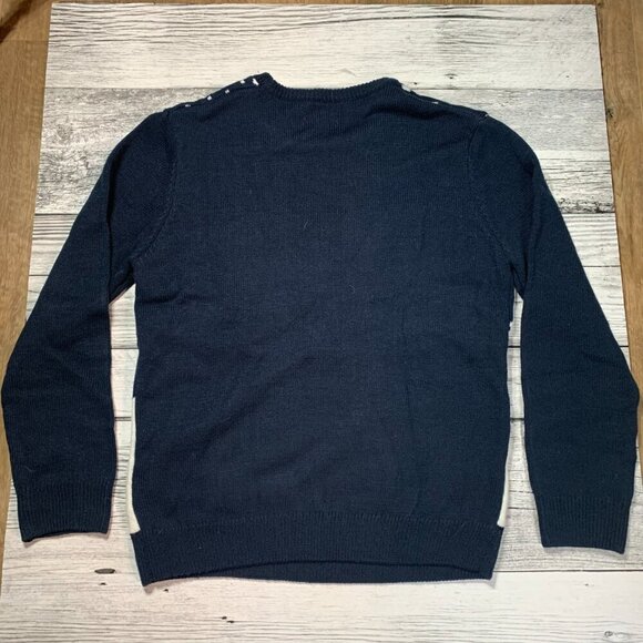 Santa with Ruldolph the Red Nosed Reindeer Christmas Sweater - Picture 4 of 8